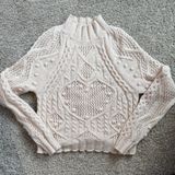 Free People Heart Cable Knit Sweater Photo 0