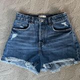 H&M Denim High-Waisted Shorts Photo 0