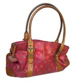 Dooney & Bourke Vintage Pink DB Logo Satchel Bag Designer Handbag Y2K Photo 0