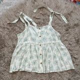 LC Lauren Conrad Lauren Conrad shoulder tie tank top blouse XL Photo 0