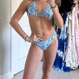 Amazon Blue Matching Bathing Suit Set Photo 0