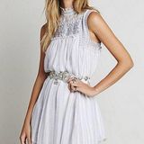 Free People Penny Georgette Babylon Dress in Ivory Combo Photo 0