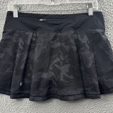 Lululemon Pace Rival Skirt Skort Black Incognito Camo Multi Tennis Women's 6 Photo 0