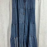 Young Threads Stormy Pants Flowy Boho Patchwork Denim Photo 0