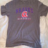 Atlanta Braves T Shirt Gray Photo 0