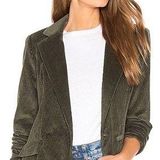 Majorelle Rhea Boyfriend Blazer Olive Green Corduroy Small Photo 0