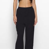 SKIMS Boyfriend loose Pant Black/Onyx M NWT Photo 0