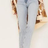 Free People Pacifica Straight Leg Jeans Photo 0