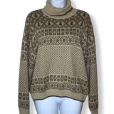 Woolrich  beige embroidered knit turtleneck sweater Photo 0