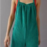 BDG CORDUROY GREEN OVERALLS LARGE Photo 0