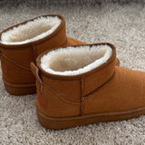 Amazon  Women's Tan Ankle Boots with Fur Lining Photo 0