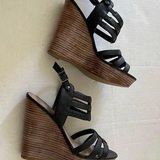 Kenneth Cole Reaction Black Strappy Wedge Photo 0