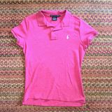 Ralph Lauren SPORT SLIM FIT PINK POLO GOLF TENNIS PREPPY Photo 0