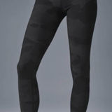 Alo Yoga High Waisted Airlift Leggings Camo Black Size S Photo 0