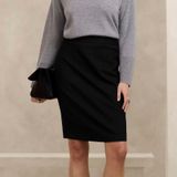 Banana Republic Black Pencil Skirt Photo 0