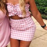 Pink Two Piece Outfit Size L Photo 0
