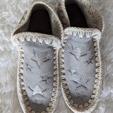 MOU  Silver and Cream Ankle Boots Photo 0