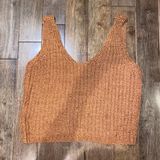Moon & Maddison Moon & Madison Knit Beige Tank Top Photo 0