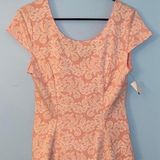 Myne peach lace top Photo 0
