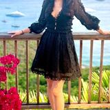 Zimmermann black flutter dress reserved for ericadm13 Photo 0