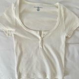 Brandy Melville White Top Photo 0