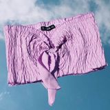 SheIn Lavender Purple Smocked Tube Top Photo 0