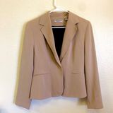 Valerie Stevens Beige Camel Tan Neutral Blazer Photo 0