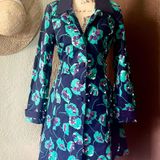 Modcloth Delightful Directions Floral Trench Coat Photo 0