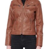 Maralyn & Me Junior’s Faux Leather Jacket Photo 0