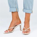 Princess Polly  / BILLINI SILAS HEELS WHITE Photo 0