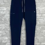 FIGS Women's Navy Technical Collection Straight Leg Pants Photo 0