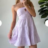 American Threads Blythe Strapless Keyhole Dress Photo 0