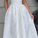 Baby Boo SAOIRSE MIDI DRESS - IVORY Photo 0