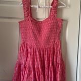 Free People Sweet Annie Mini Dress Medium Smocked A-Line Photo 0