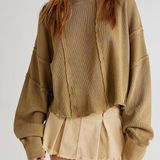 Free People // Ellie Oversized Slouchy Thermal Top Photo 0
