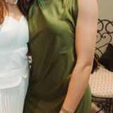 Banana Republic  green silk dress Photo 0