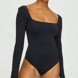 Babaton Aritzia  Women's Contour Squareneck Longsleeve Bodysuit Photo 0