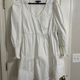 Eloquii Elements Tiered Dress With Eyelet Sleeve Photo 0