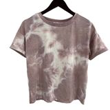 Pink Rose Dark Pink Short Sleeve Tie Dye Shirt Size Small New Photo 0