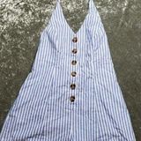 Kimchi Blue Striped Halter Romper Photo 0