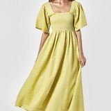 Charlie Holiday Tuscany Dress Chatreuse Photo 0