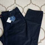 Lands' End  Chino Black Twill fit 2 tummy control pants Photo 0