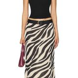 superdown Nalani Maxi Skirt in Stripe Large New Womens Long Photo 0