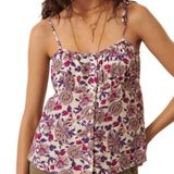 Ba&sh NWT Ba& Sh Yvie Floral Paisley Tank Top Blouse Medium New Photo 0