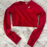 Do You Even Red Long Sleeve Activewear Top Photo 0