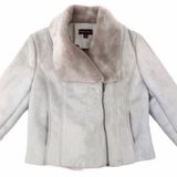 Dana Buchman Dana Bachman Faux Suede & Fur Jacket Photo 0