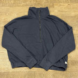 Vuori  Women's Sunnyside Half Zip Ladies size M/L Gray Organic Cotton Photo 0