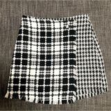 Gianni Bini  Houndstooth & Plaid Skirt Photo 0