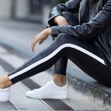 Spanx Faux Leather Tuxedo Side Stripe Leggings (XSP) Photo 0