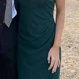 Windsor One Shoulder Green Formal Dress Photo 0